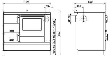 KVS Moravia VSP 9100.1312-OP bílý pravý chrom
