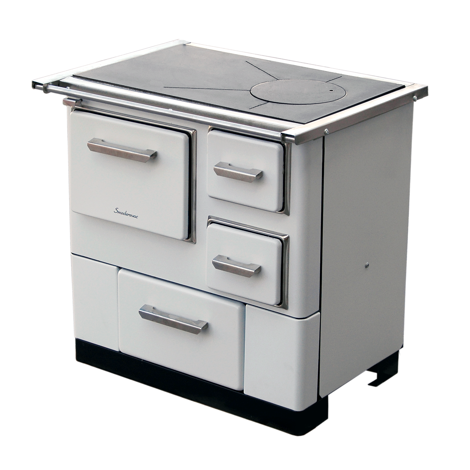 MBS SD 3 ECO sporák na tuhá paliva hnědý, levý