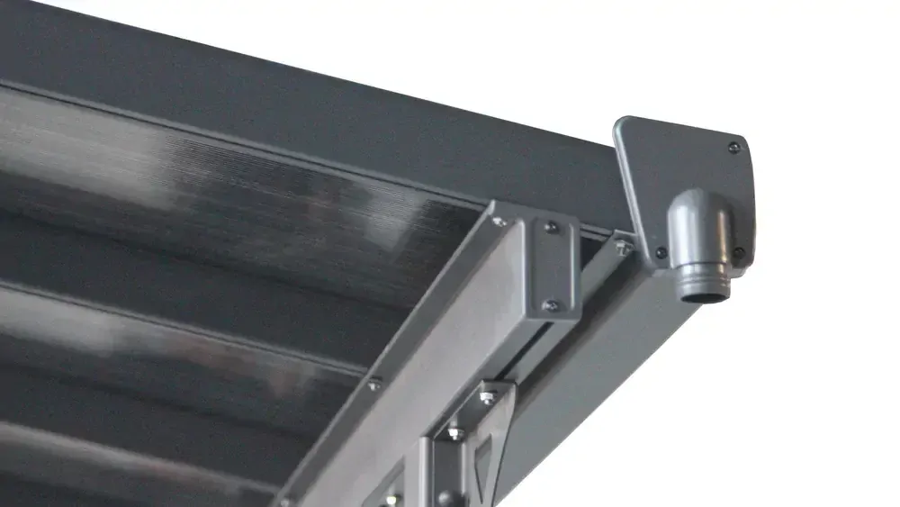 Zahradní pergola - BRUCE H ŠEDÝ POLYKARBONÁT