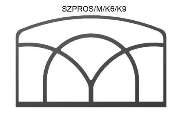 KRATKI KOZA K6 /130 K6 TF s ventilátorem