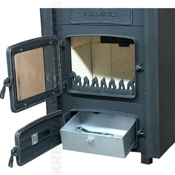 Wamsler KAMINO OF 604 nostalgie krbová kamna černá horní vývod kouřovodu