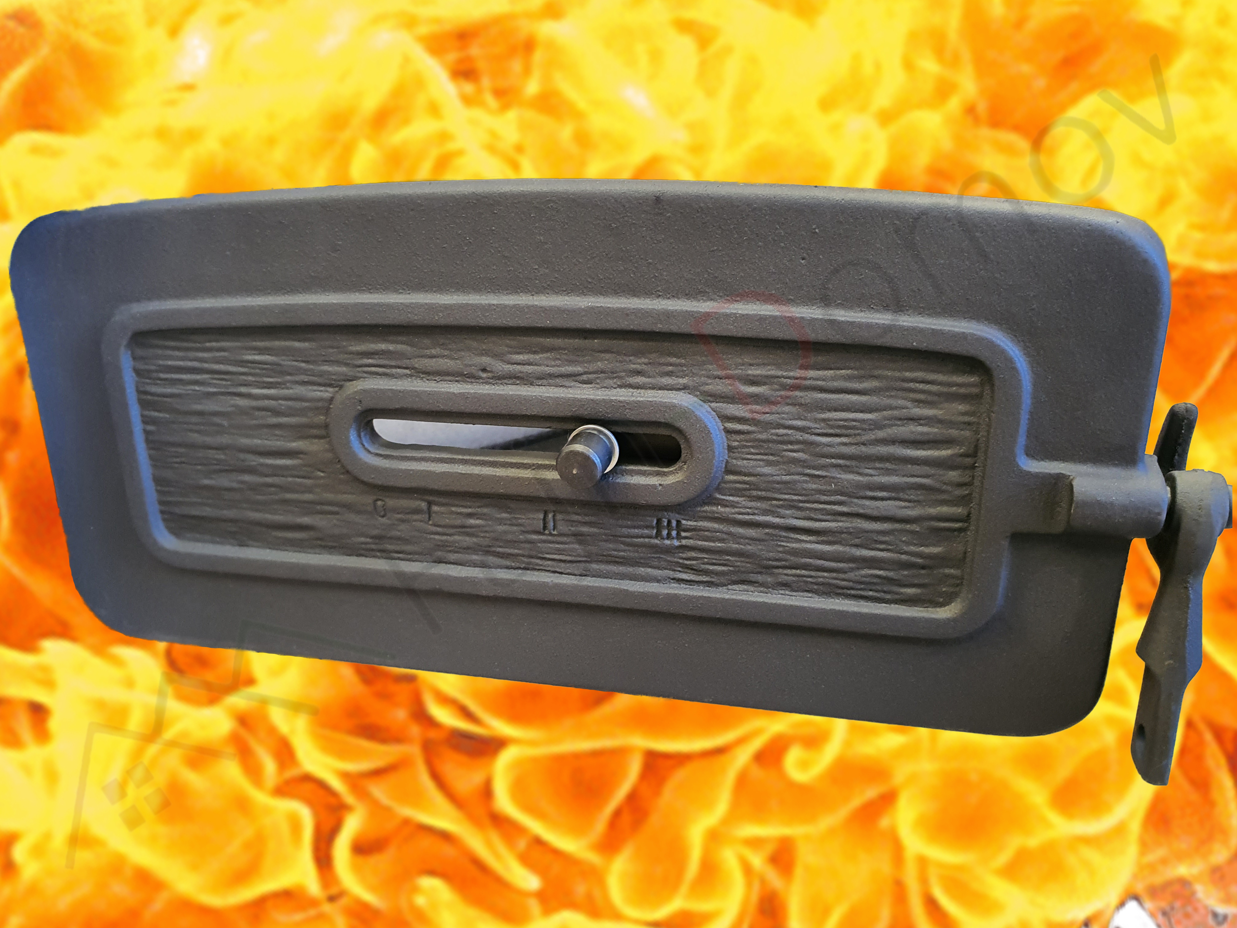 Wamsler KAMINO OF 604 nostalgie krbová kamna černá horní vývod kouřovodu