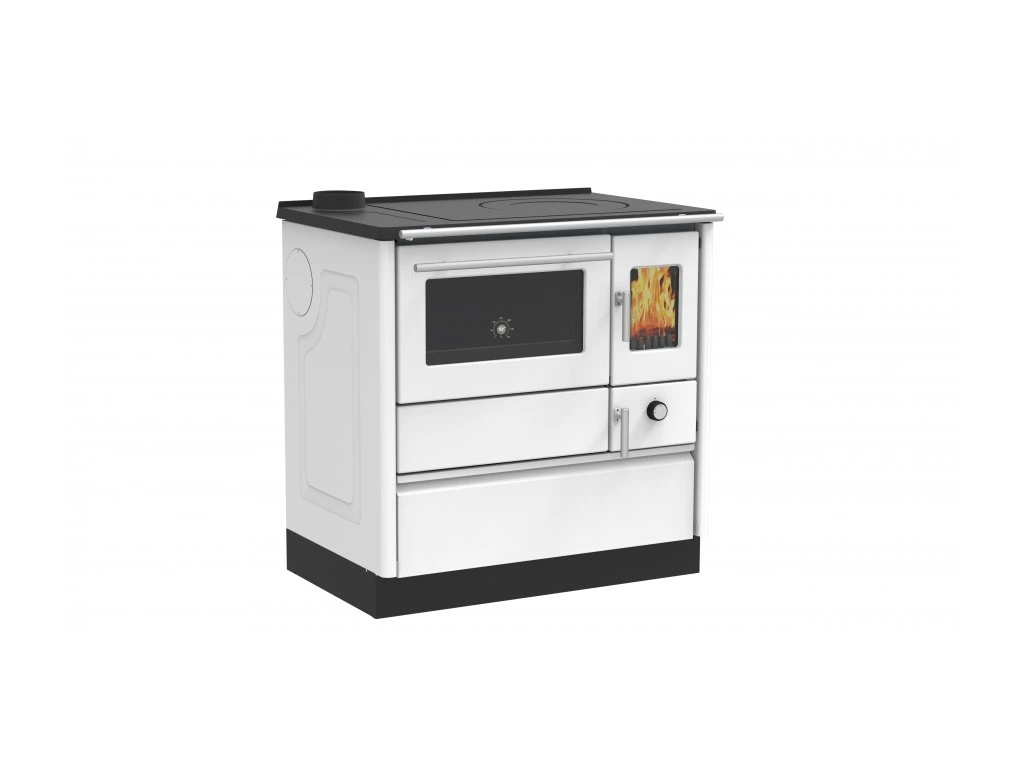 ALFA PLAM, sporák ALFA 85G ECO, 8,31 kW, levý, bílý