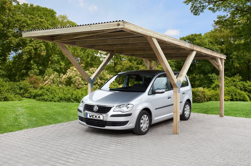 WEKA Dřevěný přístřešek na auto Y 612 (3x6 m)