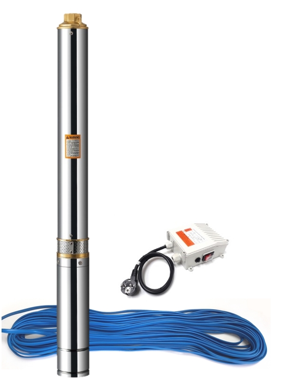 Werter DEEP 4-2-8 - kabel 30 m Ponorné 4" čerpadlo do vrtu