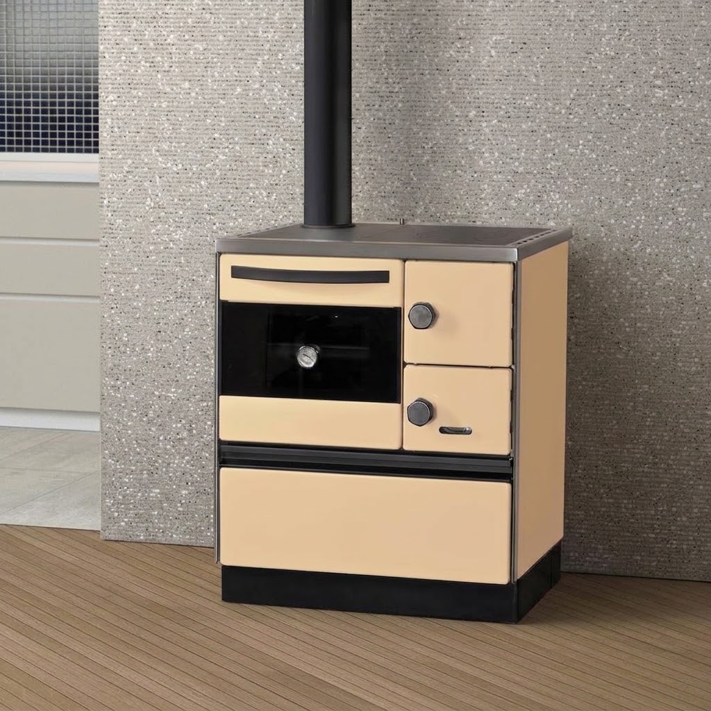 MBS ROYAL 720 DV L SL sporák na tuhá paliva (bez víka), 6,5kW, levý, krémový
