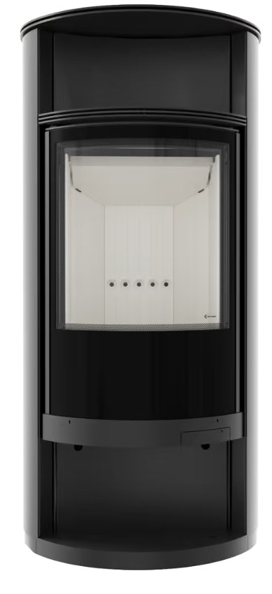 KRATKI RUNA Ø 150 8 kW Ocelová kamna 