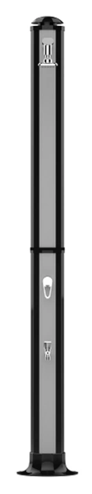 Skládací solární sprcha Hawaj Wonder Rain 35 l | stříbrno-černá