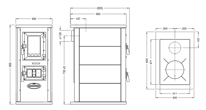 KVS Moravia Simon 9190 bordó