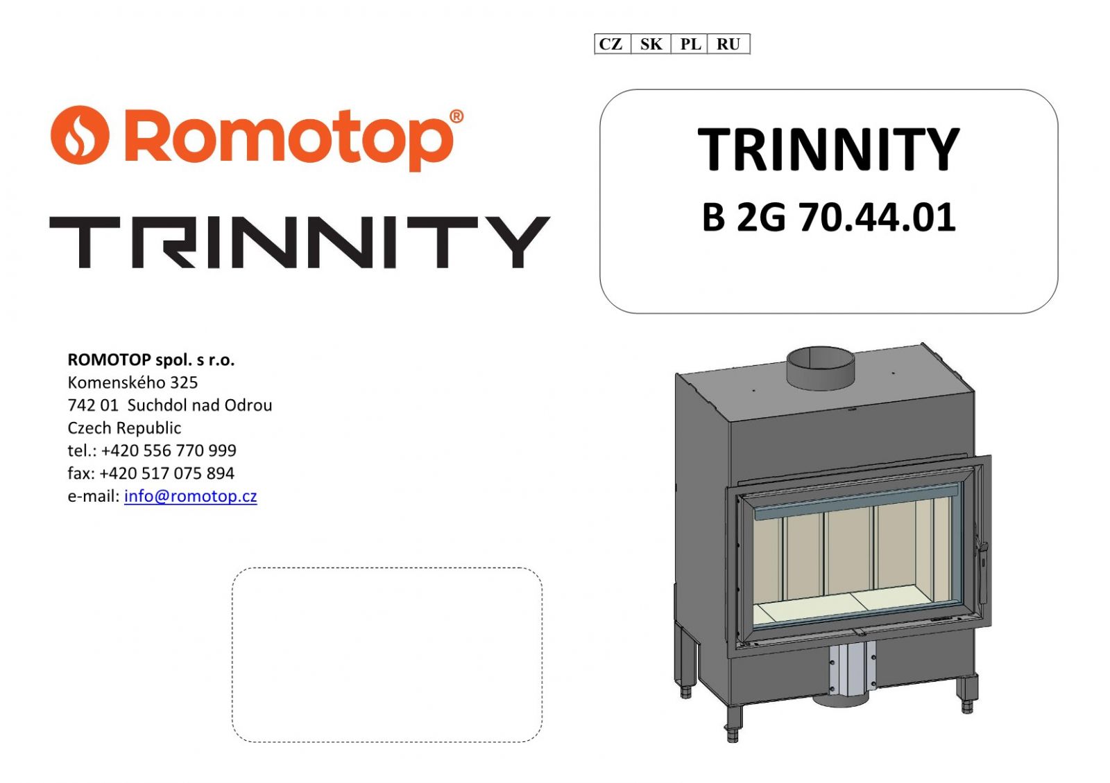  Krbová vložka Trinnity BASIC  70.44.01 