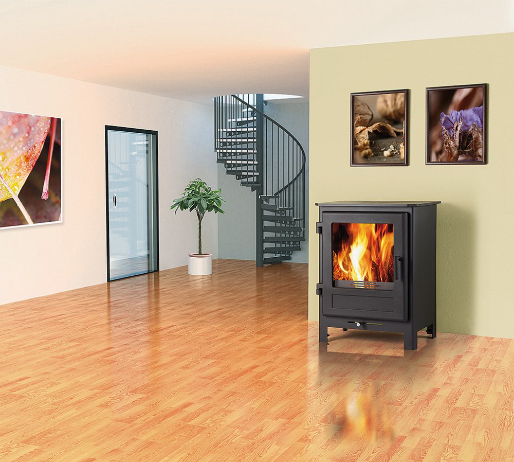 HAAS+SOHN UKA krbová kamna, černá