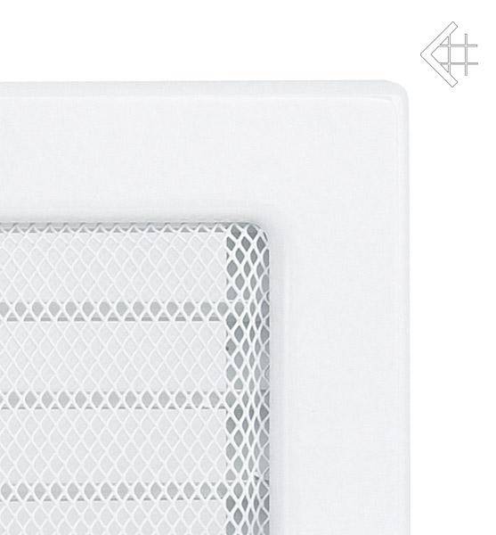 Kratki krbová mřížka 17x30 bílá s žaluzií