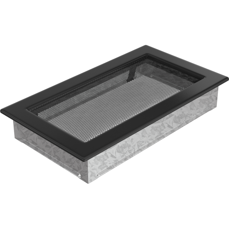 Kratki krbová mřížka 17x30 černá