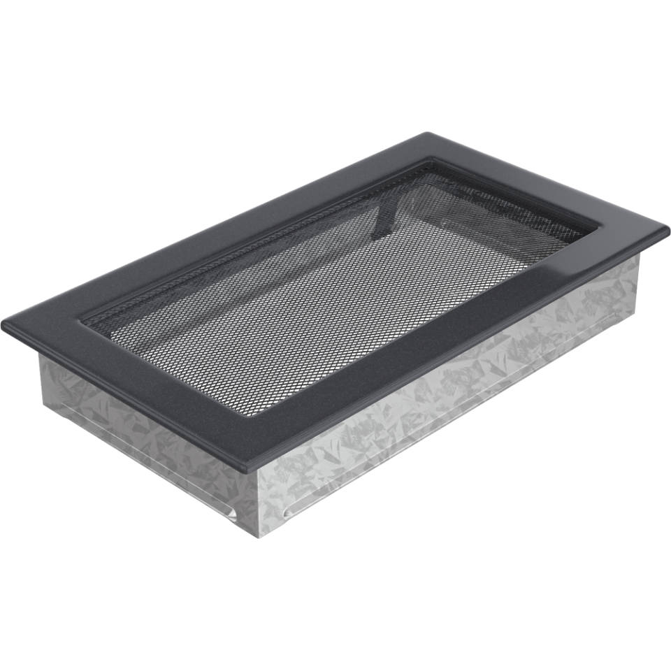 Kratki krbová mřížka 17x30 cm grafit