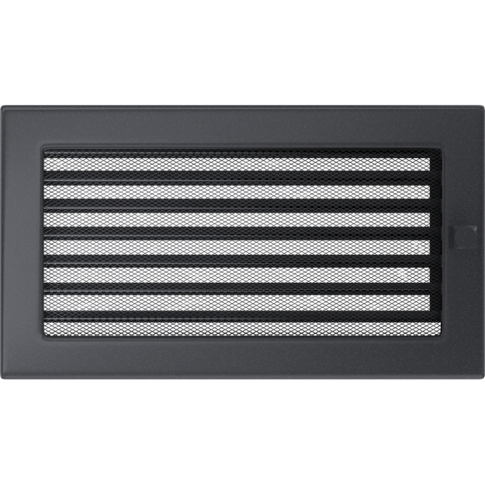 Kratki krbová mřížka 17x30 grafit s žaluzií