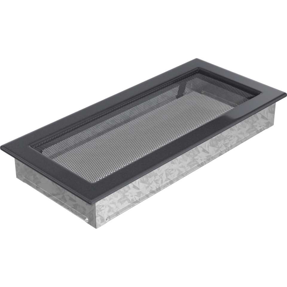 KRATKI krbová mřížka 17x37 grafit