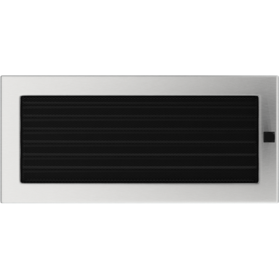 KRATKI krbová mřížka 17x37 nerez s žaluzií