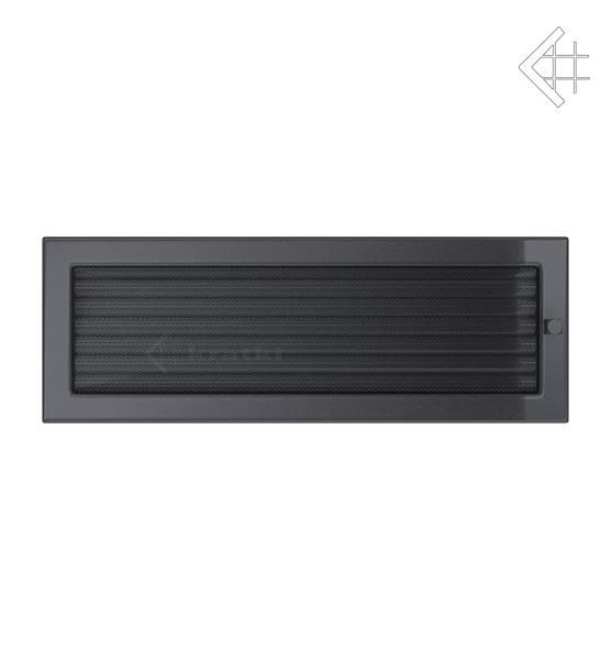 Kratki krbová mřížka 17x49 grafit s žaluzií