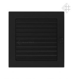 Kratki krbová mřížka 22x22 černá s žaluzií