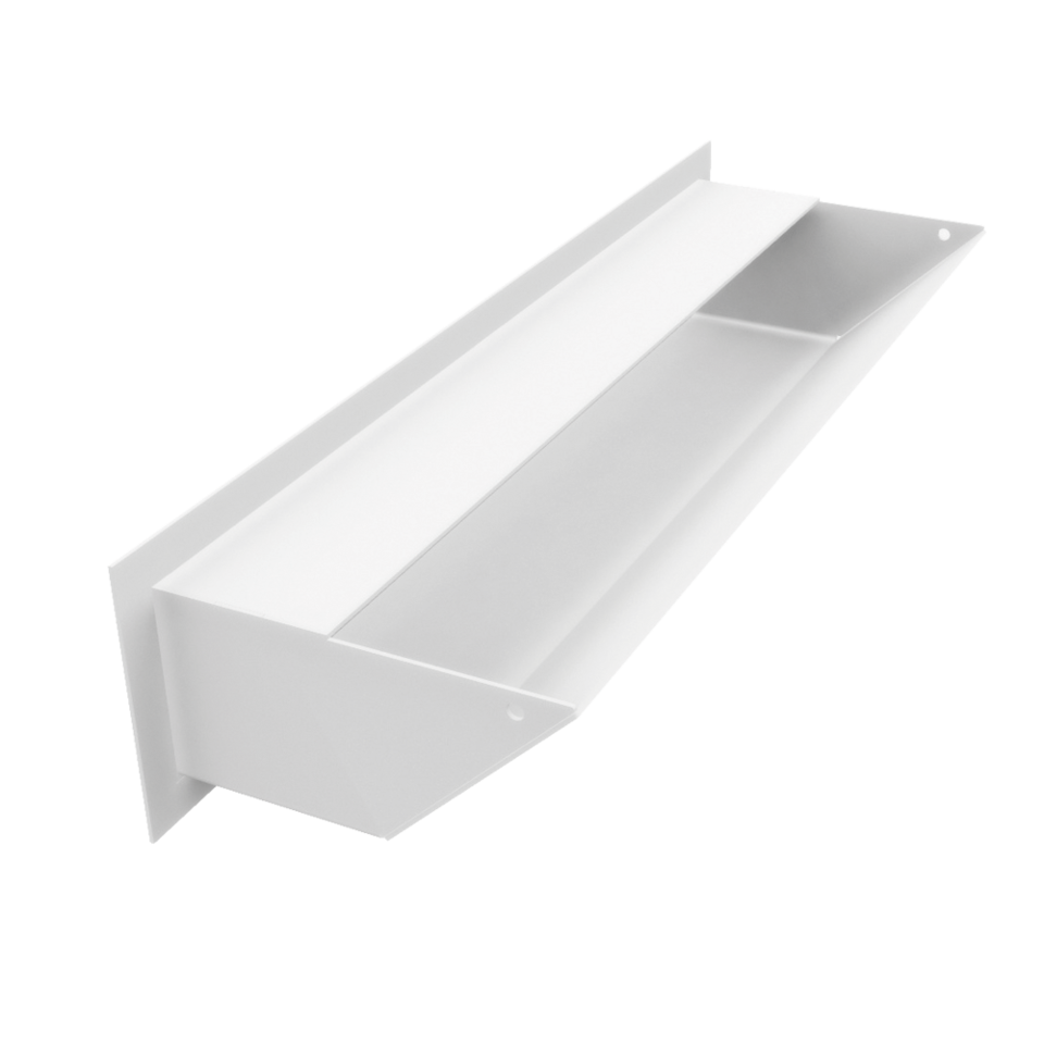 Kratki mřížka LUFT 45S 9x100 cm bílá