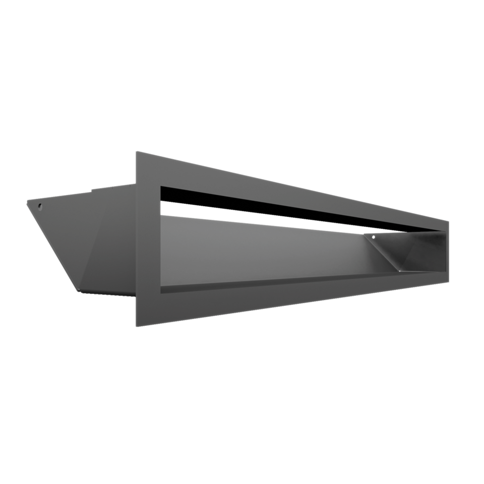 KRATKI mřížka LUFT 45S 9X60 cm grafit