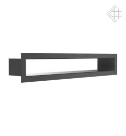 KRATKI krbová mřížka TUNEL 6x40 cm černá