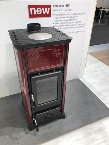 NORDICA Emiliana krbová kamna bordó