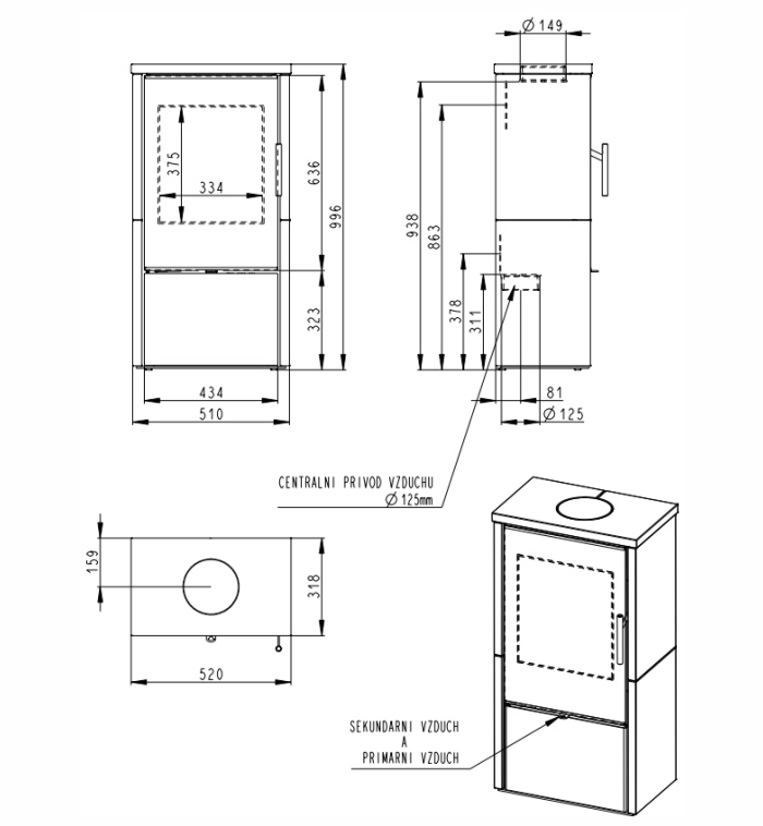 Romotop LAREDO F01 steel 58507