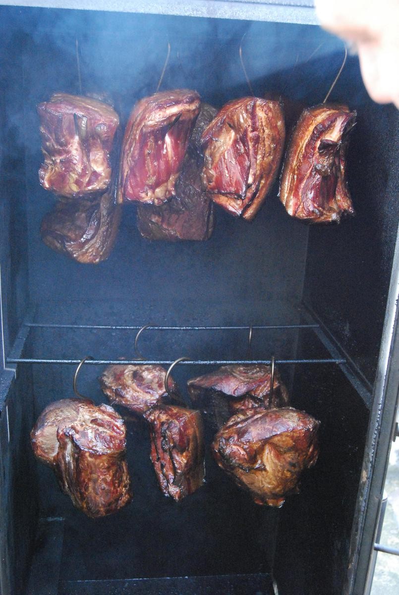 Kovová zahradní udírna - komlet set 180x55x40cm