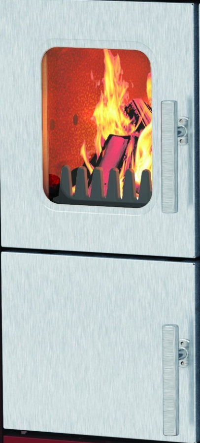 ALFA PLAM, sporák INOX 75,  pravý, černý