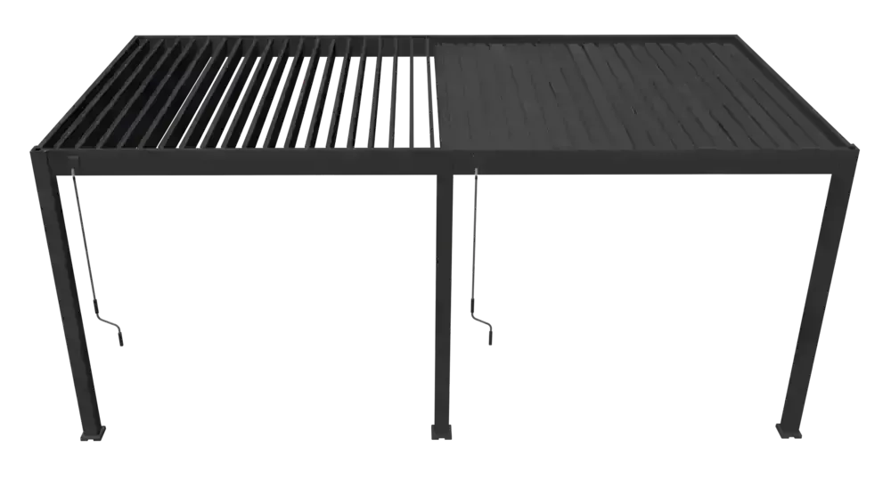 BIOKLIMATICKÁ PERGOLA INTRO PLUS 6X3 M, HLINÍK - DO STĚNY