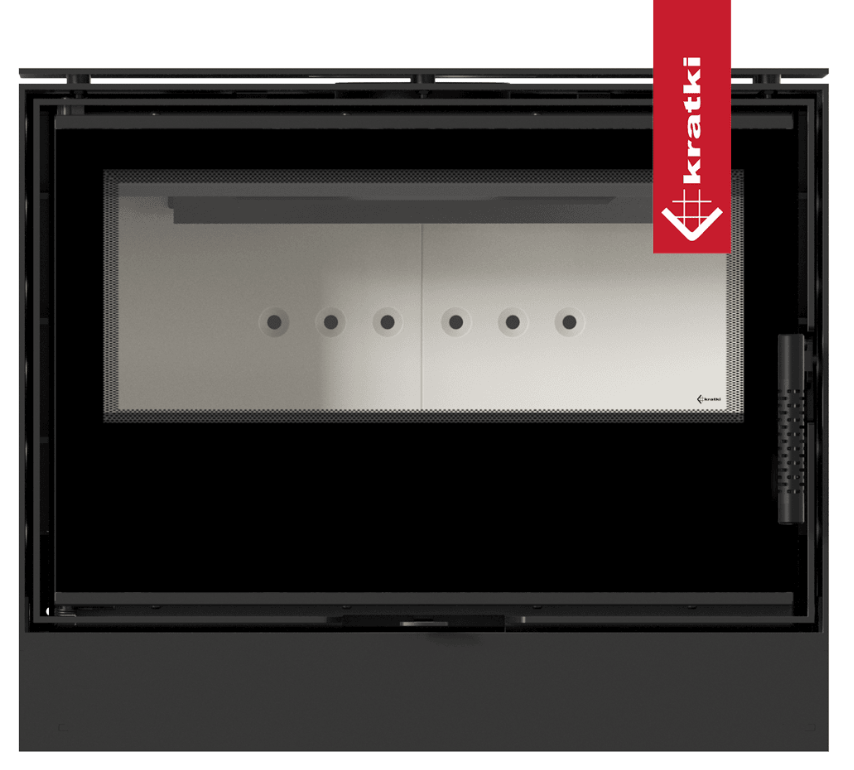 KRATKI KARI 70 Ø 150 8 kW Ocelová kamna 