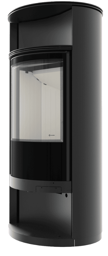 KRATKI RUNA Ø 150 8 kW Ocelová kamna 