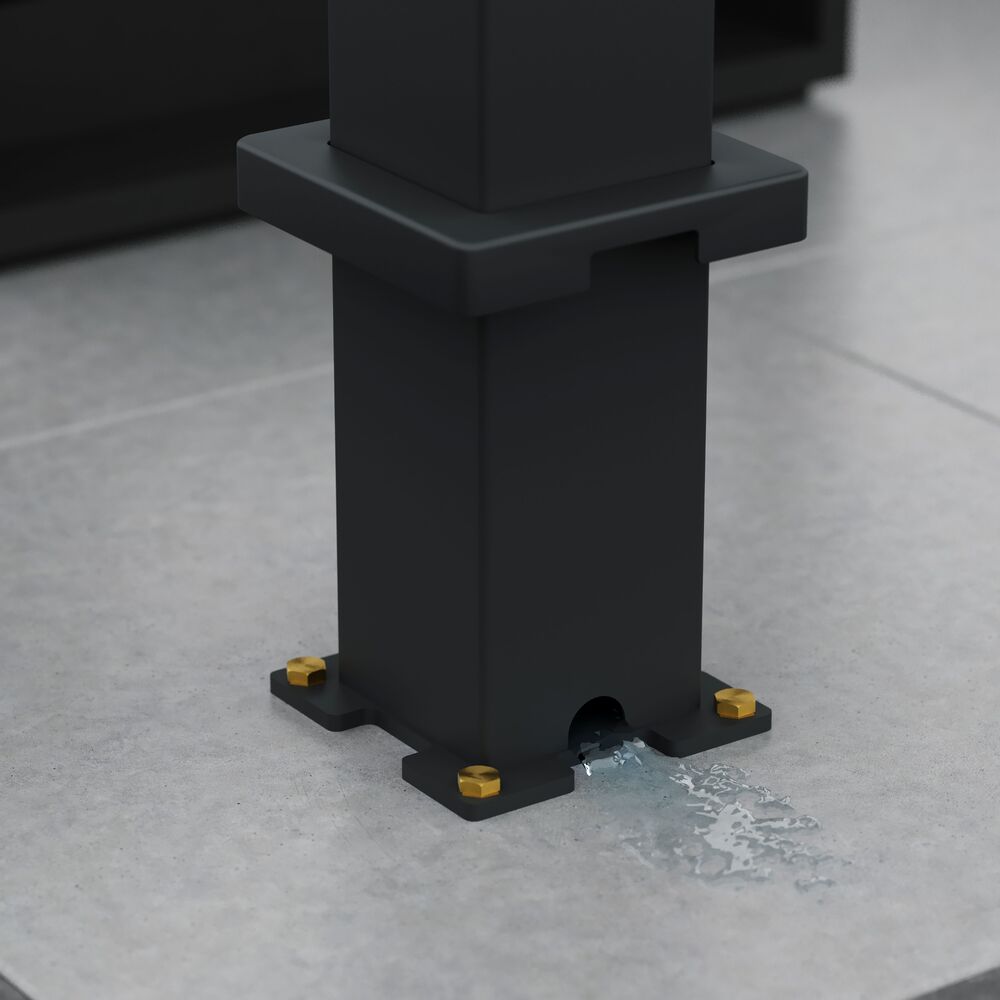 Bioklimatická pergola INTRO DUO 8x4 m, hliník - do stěny