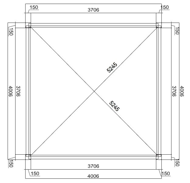 Luxusní ELEKTRICKÁ bioklimatická pergola PRESTIGE 4x4 m, hliník - volně stojící