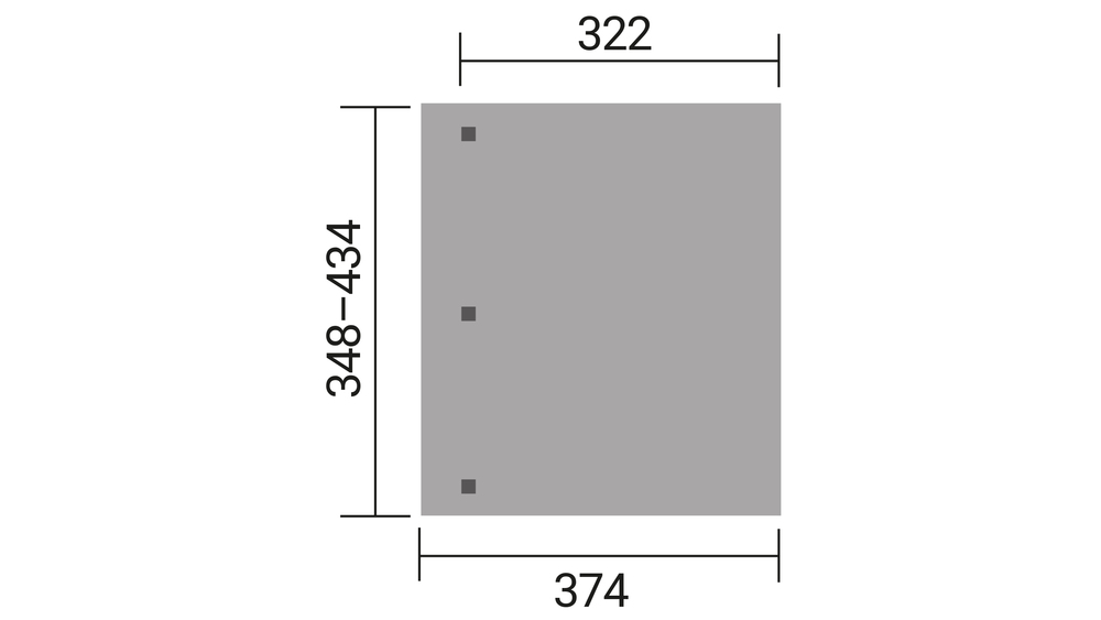 Dřevěná zahradní pergola 672 (4,3x3,7 m)