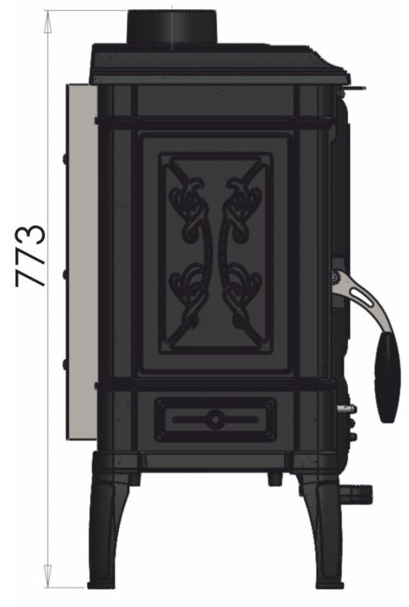 GUČA ARINA 1120 litinová krbová kamna