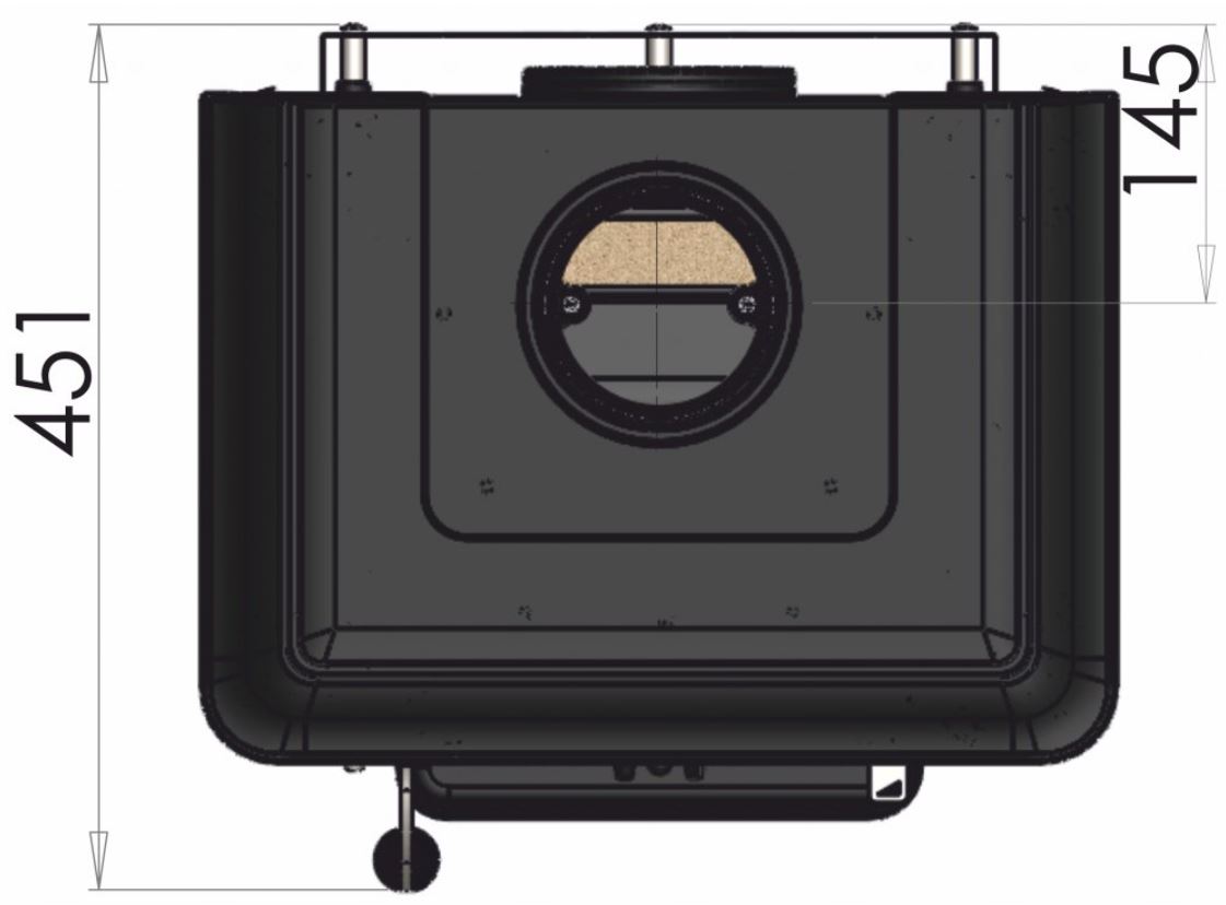 GUČA ARINA 2110 litinová krbová kamna