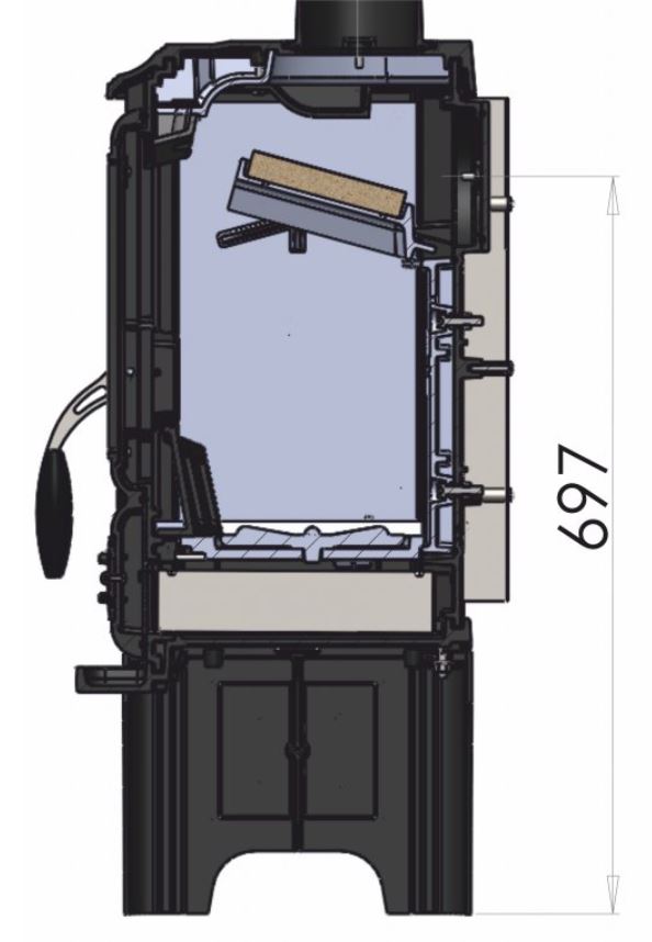 GUČA ARINA 1210 litinová krbová kamna