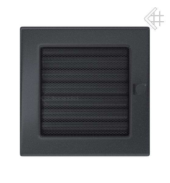 KRATKI krbová mřížka 17x17 grafit s žaluzií