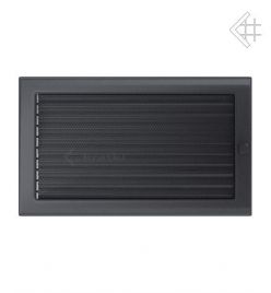 Kratki krbová mřížka 22x37 grafit s žaluzií