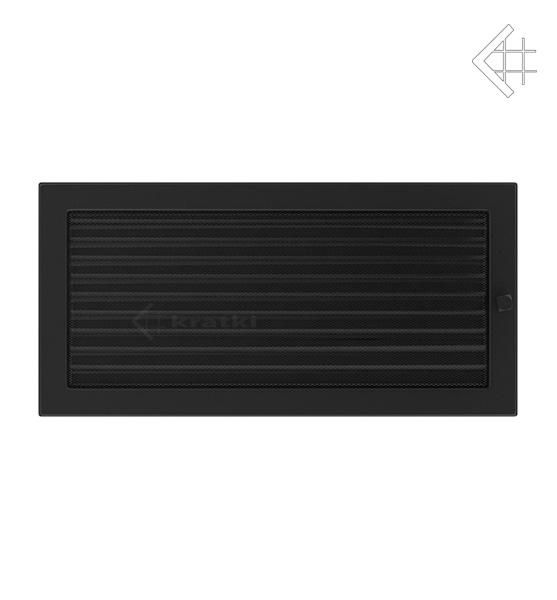 Kratki krbová mřížka 22x45 černá s žaluzií