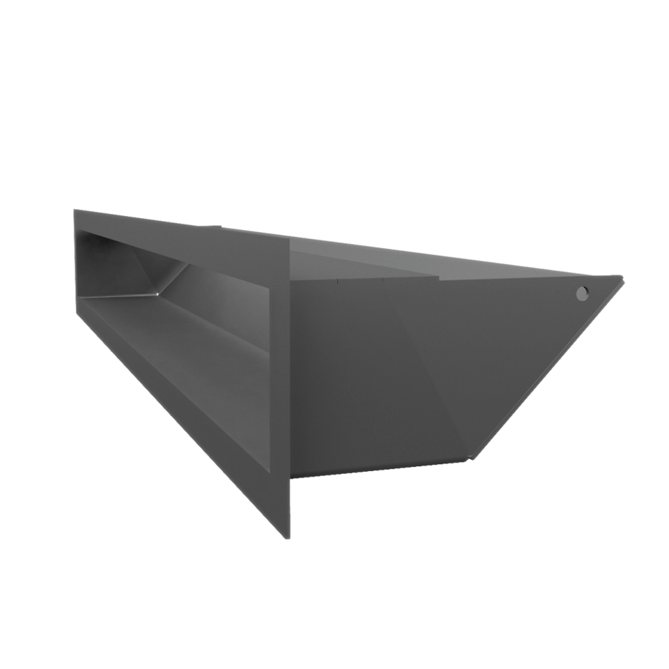 KRATKI mřížka LUFT 45S 9X60 cm grafit