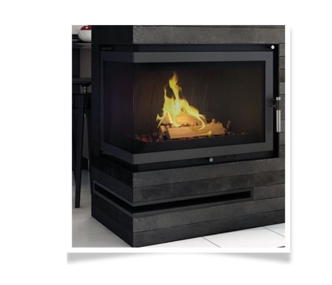 KRATKI krbová mřížka LUFT rohová levá 600X400X90 černá