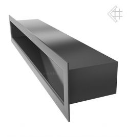 KRATKI krbová mřížka TUNEL 6x40 cm černá