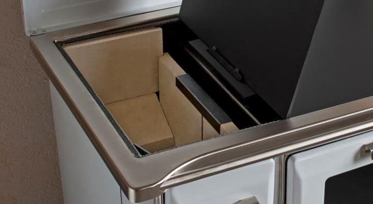 MBS SD 7 NEW LINE sporák na tuhá paliva bílý, pravý