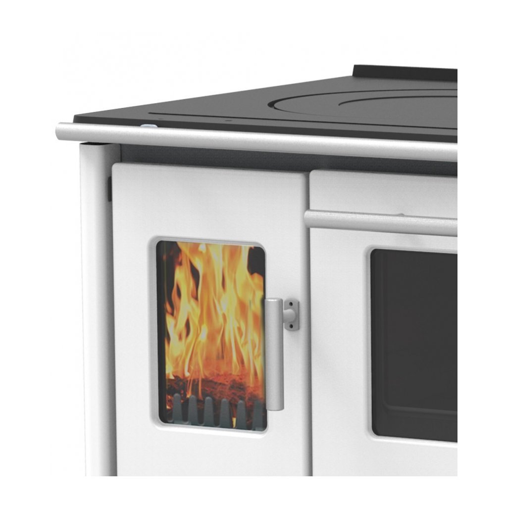 ALFA PLAM, sporák ALFA 85G ECO, 8,31 kW, pravý, bílý