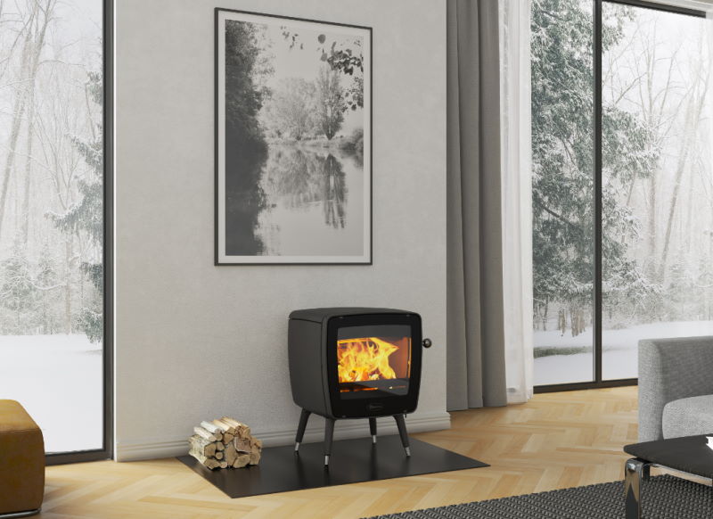 DOVRE VINTAGE 35 krbová kamna černá