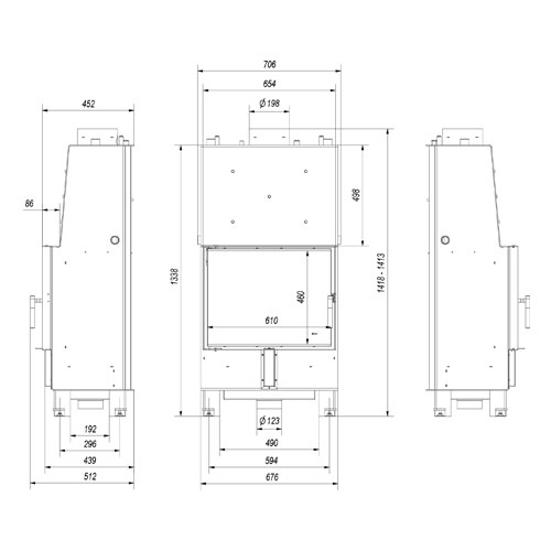 KRATKI LUCY 12 +TV ROVNÉ SKLO s výměníkem