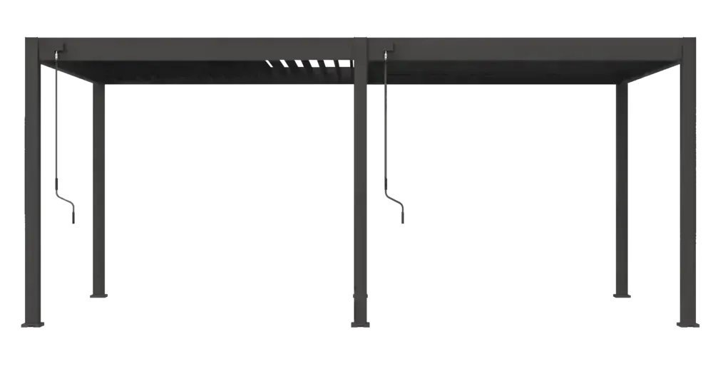 BIOKLIMATICKÁ PERGOLA INTRO PLUS 6X3 M, HLINÍK - VOLNĚ STOJÍCÍ
